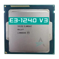 Xeon E3-1240 v3 E3 1240 v3 E3 1240v3 3.4 GHz Quad-Core Eight-Thread CPU Processor 8M 80W LGA 1150