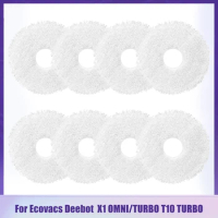 Washable Mop Cloth Parts For Ecovacs Deebot X1 OMNI/TURBO T10 TURBO Robot Vacuum Cleaner Mop Pads Mop Rags Accessories