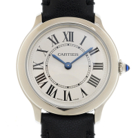 CARTIER 卡地亞 RONDE MUST石英皮帶小型款(WSRN0030)x29mm