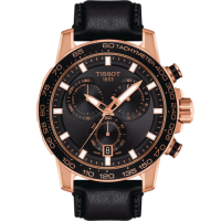 TISSOT SUPERSPORT 競速賽車運動時尚錶(T1256173605100)玫瑰金色-45.5mm