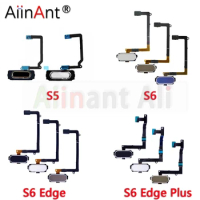 AiinAnt Back Home Button ID Key Fingerprint Sensor Flex Cable For Samsung Galaxy S5 S6 Edge Plus + Mini G920F G925F G928F G900F