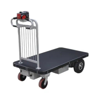 Portable Electric Platform Trolley Price Warehouse Electric Hand Trolley Cargo Transport Trolley Camping Car Vehicle