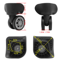 W081# Trolley Case Luggage Universal Wheel Fitting Wheel Traveler Caster Accessories Luggage Roller Pulley Repair replacement