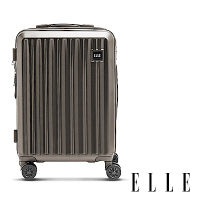 【ELLE】皇冠系列 28/24/20吋 防爆抗刮耐衝撞複合材質行李箱 (3色可選) EL31267