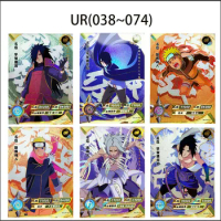 KAYOU Anime NARUTO UR 38-74 Cards Uchiha Sasuke Hyuga Hinata Uchiha Itachi Uzumaki Naruto Jiraiya Rare Card Collectible Kid Toys