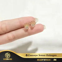 SUBENG EMAS CROWN STONE VIRAL FASHION 8K - SUMBER MAS 0.9 GR