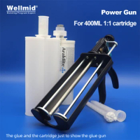 400ML 1:1 cartridge ARALDITE AB POWER Gun Manual Caulking Dispensing Gun Mixing Dispensing Dispenser 2022-1 all metal Glue Gun