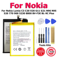 SP410 BP-5L LPN387450 BL-5J BV-F3E Battery For Nokia Lumia C3 C20 X20 G11 G21 N96 N95 520 770 900 5230 8800 BV-F3E BL-9C Plus