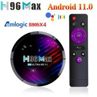 H96 Max X4 Smart TV Box Android 11 4GB 64GB AV1 HDR+ 4K 60fps Dual Wifi Android 11 Media Player H96 Max X4 2G16G