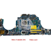 NOKOTION For Alienware 15 R2 Laptop Motherboard I7-6820K CPU CN-0H6J09 0H6J09 H6J09 AAP11 LA-C911P MAIN BOARD Raden R9 M395X 4G