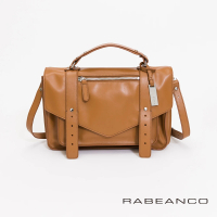 【RABEANCO】Modern現代美學系列雙飾帶包-小(焦糖駝)