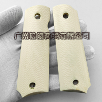 LZD  รุ่นร้อน 1911 Grips จับเรซินเลียนแบบงาช้างจับที่กำหนดเอง CNC วัสดุด้ามมีด