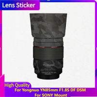 For Yongnuo YN85mm F1.8S DF DSM For SONY Mount Camera Lens Skin Anti-Scratch Protective Film Body Protector Sticker YN85F1.8S