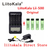 LiitoKala lii-500 LCD 3,7 V 18650 21700 charger 3,7V 18650 3400mAh INR18650 34B li-ion Battery