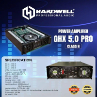 Power Amplifier Hardwell GHX 5.0 PRO Original Power Ampli Hardwell Class H