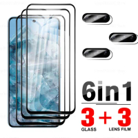 6in1 Protective Glass Case For Google Pixel 8 Pro Camera Protector For Google Pixel 8Pro Pixel8 Pro Pixel8Pro 5G Tempered Film