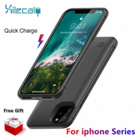 Xilecaly Ultra Thin Battery Charger Case For iPhone 7 8 Plus SE 2 Charge Case For iPhone 11 12 Pro Max Xs Max Power Bank Charger