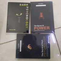 Paket 3 Buku Dark Psychology - The Secret Of Power - The Secret Of Dark Psychology Cepat dan