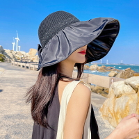 夏季帽子女大檐帽防紫外線遮臉防曬遮陽太陽漁夫時尚百搭大沿帽子
