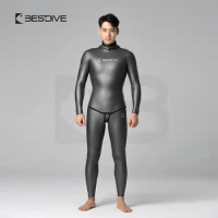 Bestdive Classic 3mm Smoothskin Diving Wetsuit for Male Freediving Spearfishing Scuba Diving Man's Yamamoto Neoprene Wetsuit