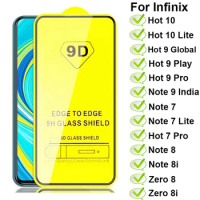 2PCS Tempered Glass For Infinix Hot 10 Lite 9 Global Play Pro Note 8i Screen Protector For Infinix Zero 8 8i X687B Glass Cover