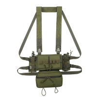 Mens Multicam MK3 Tactical Chest Rig Harness Modular Lightweight Military Vest w/ 5.56 Mag Pouch P