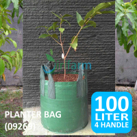 JIRIFARM - Planter Bag Hijau 100 Liter HDPE Wall Planter Pot Pohon Tabulampot Hedge Bag