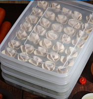 餃子盒 餃子盒食品級家用冷凍多層裝放冰凍水餃存放保鮮的托盤冰箱收納盒