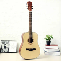Amari AM-BABY 34 inch Guitar Rosewood Folk Acoustic 6 Strings Guitar With Gig Bag/Tuner/Capo/Strap
