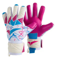 4MM Latex Goalkeeper Gloves Thickened Soccer Goalie Gloves Professional Football Goalkeeper Gloves