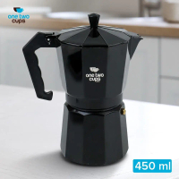 Alat Pembuat Kopi One Two Cups Teko Kopi Moka Pot Espresso Coffee Maker Stovetop Filter 450 ml - MX0