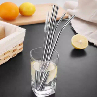 ￼Sedotan Stainless Tekuk / Sedotan Stainless Lurus / Sikat Sedotan