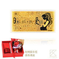 【TLH】期間限定 超(鈔)愛你-媽媽我愛你 金鈔 香氛禮盒 (母親節 情人節 黃金 生日 送禮)