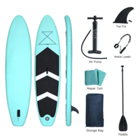 Inflatable Stand Up Paddle Board Non-Slip S UP Board Surfing Board with Air Pump Carry Bag Standing Boat Wakeboard Longboard