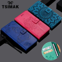 Tsimak Wallet Case For Sony Xperia 1 2 5 8 10 II III Flip PU Leather Phone Case Cover Capa Coque