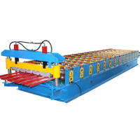 Automatic Metal IBR Trapezoidal Roof Tile Roll Forming Machine PBR Panel Roofing Sheet Making Machine