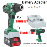 For Bosch 18V Li-Ion Battery Adapter Converter To for Hitachi HiKoKI 18V Series Cordless Tools (Not include tools and battery)