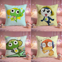 -BZT K-Keroro Sgt. FrogS Cushion Cover Premium Comfort Reversible Pillow Cove -Two In One Design For