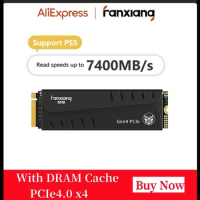 FANXIANG SSD 7400MB/S 1TB 2tb 4tb SSD for PS5 M2 NVMe PCIe 4.0 x4 M.2 2280 NVMe Drive Internal Solid State Disk for PS5 Desktop