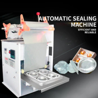 Semi-automatic sealing machine moon cake/cookies plastic box capping machine Jelly packaging machine Automatic commercial sealer