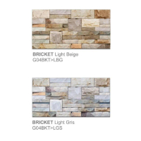 KERAMIK MATT EMBOS MOTIF BRICKET SERIES UKURAN 20X40 BY ATHENA