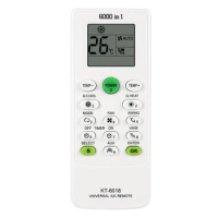 KT-6018 Universal Air Conditioner Remote Control for Aux Carrier Changhong Chigo Gree Haier Hisense Panasonic Samsung