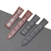 SAUPPO Watch Strap 20mm 21mm Suitable for Oris Artix Men Folding Buckle Top Leather Layer Watch Belt Genuine Leather Accessories