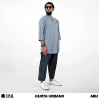 KURTA URBANO KAOS MUSLIM DEWASA BERBAHAN CROFFLE