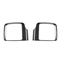 Rearview Mirror Rain Eyebrow Decoration Frame Cover Stickers for Suzuki Jimny 2019-2022 Accessories,ABS Carbon Fiber