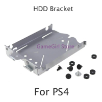 1Set HDD Hard Disk Drive Mounting Bracket with Screw For Playstation 4 PS4 1000 1100 1200 Slim Pro
