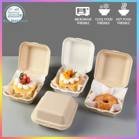 Bagasse Box Bento Cake Burger 6inch Lunchbox Bento Cake Burger Box