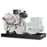 For Philippines Indonesia Ship use powered by 6BTA5.9-GM100 boat engine type marine generator 75kw 80kw