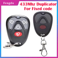 Garage Remote Control 433 Mhz Duplicator Fixed Code 433.92mhz Transmitter Universal Gate Remote Control