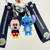 Disney cartoon Mickey Daisy keychain cute bag pendant keychain gift